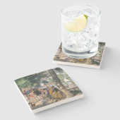 ピエール・オーギュストルノアール – セーヌ川の入浴 ストーンコースター (横)