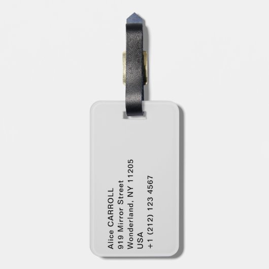 ピエール・オーギュストルノアール – セーヌ川の入浴 ラゲッジタグ (裏面縦)