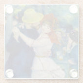 ピエール・オーギュストルノアール – ダンス・アット・ブーギバル ガラスコースター (裏面)