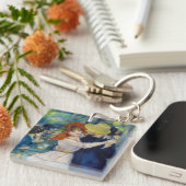 ピエール・オーギュストルノアール – ダンス・アット・ブーギバル キーホルダー (正面右)