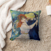 ピエール・オーギュストルノアール – ダンス・アット・ブーギバル クッション (ブランケット)