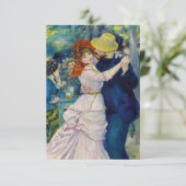 ピエール・オーギュストルノアール – ダンス・アット・ブーギバル サンキューカード (スタンド正面)