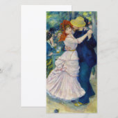 ピエール・オーギュストルノアール – ダンス・アット・ブーギバル サンキューカード (正面/裏面)