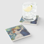 ピエール・オーギュストルノアール – ダンス・アット・ブーギバル ストーンコースター (横)