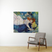 ピエール・オーギュストルノアール – ダンス・アット・ブーギバル タペストリー (インサイチュ(横))