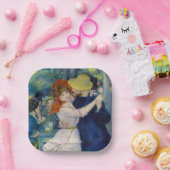 ピエール・オーギュストルノアール – ダンス・アット・ブーギバル ペーパープレート (パーティー)