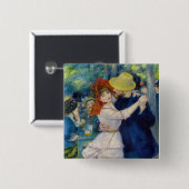 ピエール・オーギュストルノアール – ダンス・アット・ブーギバル 缶バッジ (正面&裏面)