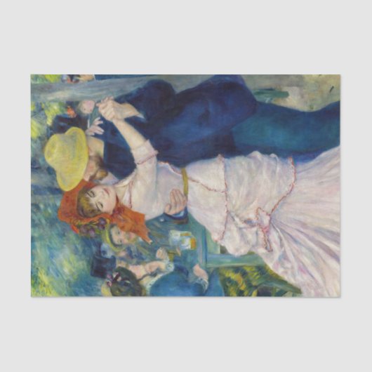 ピエール・オーギュストルノアール – ダンス・アット・ブーギバル 薄葉紙 (正面)