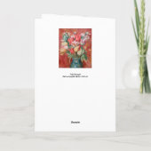 ピエール-オーギュストルノアール-チューリップブーケ カード (裏面)