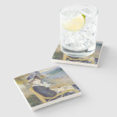 ピエール・オーギュストルノアール – バイザシーショア ストーンコースター (横)