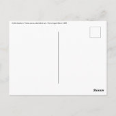 ピエール・オーギュストルノアール – バイザシーショア ポストカード (裏面)