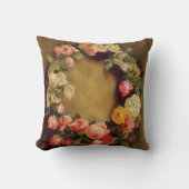ピエール=オーギュストルノアール-バラの王冠 クッション (正面)