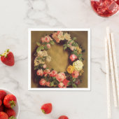 ピエール=オーギュストルノアール-バラの王冠 スタンダードカクテルナプキン (インサイチュ)