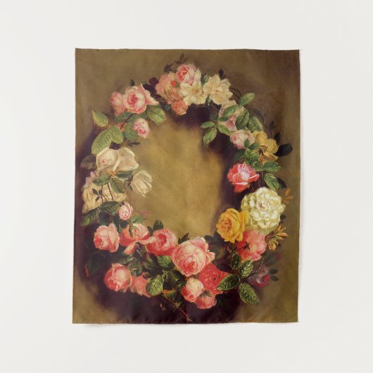 ピエール=オーギュストルノアール-バラの王冠 タペストリー (正面)