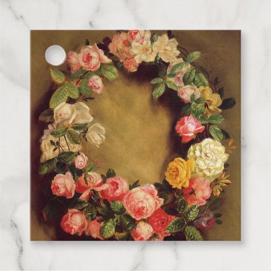 ピエール=オーギュストルノアール-バラの王冠 フェイバータグ (正面)