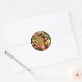 ピエール=オーギュストルノアール-バラの王冠 ラウンドシール (封筒)