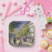 ピエール – オーギュストルノアール – パリ，グランブールヴァール ペーパープレート (パーティー)