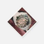 ピエール=オーギュストルノアール – ブーケ入りボックス スタンダードカクテルナプキン (角)
