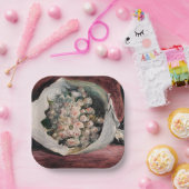 ピエール=オーギュストルノアール – ブーケ入りボックス ペーパープレート (パーティー)