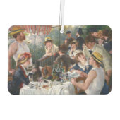 ピエール・オーギュストルノアール – ボートパーティーの昼食会 カーエアーフレッシュナー (裏面)