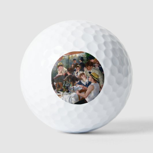 ピエール・オーギュストルノアール – ボートパーティーの昼食会 ゴルフボール (正面)