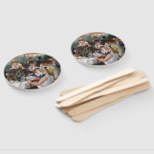 ピエール・オーギュストルノアール – ボートパーティーの昼食会 ハンドファン (組立なし)