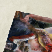 ピエール・オーギュストルノアール – ボートパーティーの昼食会 ビーチタオル (インサイチュ)