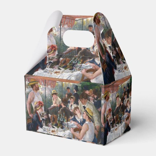 ピエール・オーギュストルノアール – ボートパーティーの昼食会 フェイバーボックス (裏面サイド)