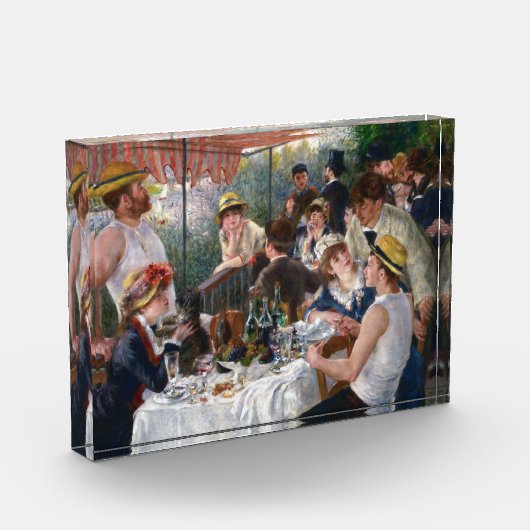 ピエール・オーギュストルノアール – ボートパーティーの昼食会 フォトブロック (左)