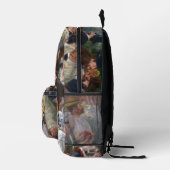 ピエール・オーギュストルノアール – ボートパーティーの昼食会 プリントバックパック (右)