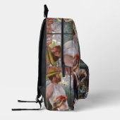 ピエール・オーギュストルノアール – ボートパーティーの昼食会 プリントバックパック (左)