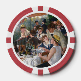 ピエール・オーギュストルノアール – ボートパーティーの昼食会 ポーカーチップ