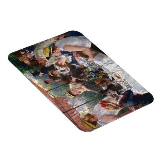 ピエール・オーギュストルノアール – ボートパーティーの昼食会 マグネット (右側)