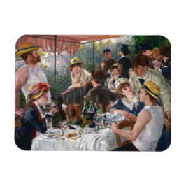 ピエール・オーギュストルノアール – ボートパーティーの昼食会 マグネット