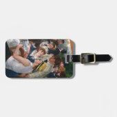 ピエール・オーギュストルノアール – ボートパーティーの昼食会 ラゲッジタグ (正面横)