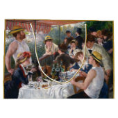 ピエール・オーギュストルノアール – ボートパーティーの昼食会 ラージペーパーバッグ (裏面)