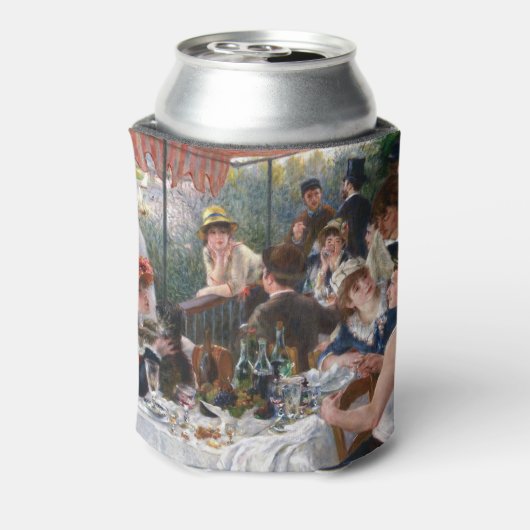ピエール・オーギュストルノアール – ボートパーティーの昼食会 缶クーラー (缶裏面)