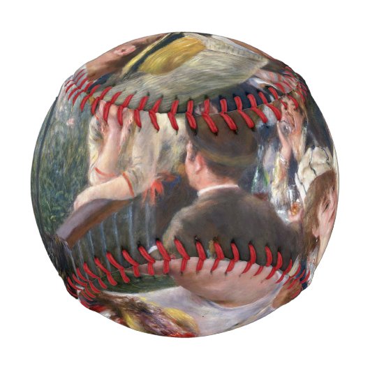 ピエール・オーギュストルノアール – ボートパーティーの昼食会 野球ボール (裏面)