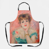 ピエール・オーギュストルノアール – 女優ジャンヌ・サマリー エプロン (正面)