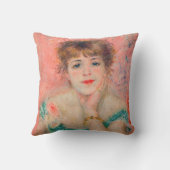 ピエール・オーギュストルノアール – 女優ジャンヌ・サマリー クッション (裏面)