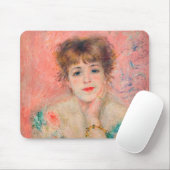 ピエール・オーギュストルノアール – 女優ジャンヌ・サマリー マウスパッド (マウス)