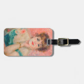 ピエール・オーギュストルノアール – 女優ジャンヌ・サマリー ラゲッジタグ (正面横)