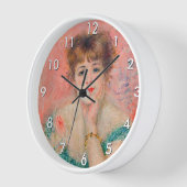 ピエール・オーギュストルノアール – 女優ジャンヌ・サマリー 壁時計 (傾斜)