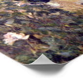 ピエール・オーギュストルノアール – 散水缶の少女 ポスター (角)