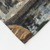 ピエール – オーギュストルノアール-最高傑作グリッドコラージュ フリースブランケット (角)