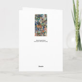 ピエール・オーギュストルノアール-最高傑作パッチワーク カード (裏面)