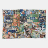 ピエール・オーギュストルノアール-最高傑作パッチワーク キッチンタオル (横)