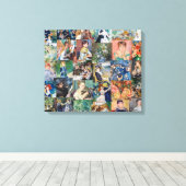 ピエール・オーギュストルノアール-最高傑作パッチワーク キャンバスプリント (インサイチュ (ウッドフロア))