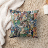 ピエール・オーギュストルノアール-最高傑作パッチワーク クッション (ブランケット)