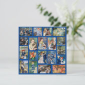 ピエール・オーギュストルノアール-最高傑作パッチワーク サンキューカード (スタンド正面)